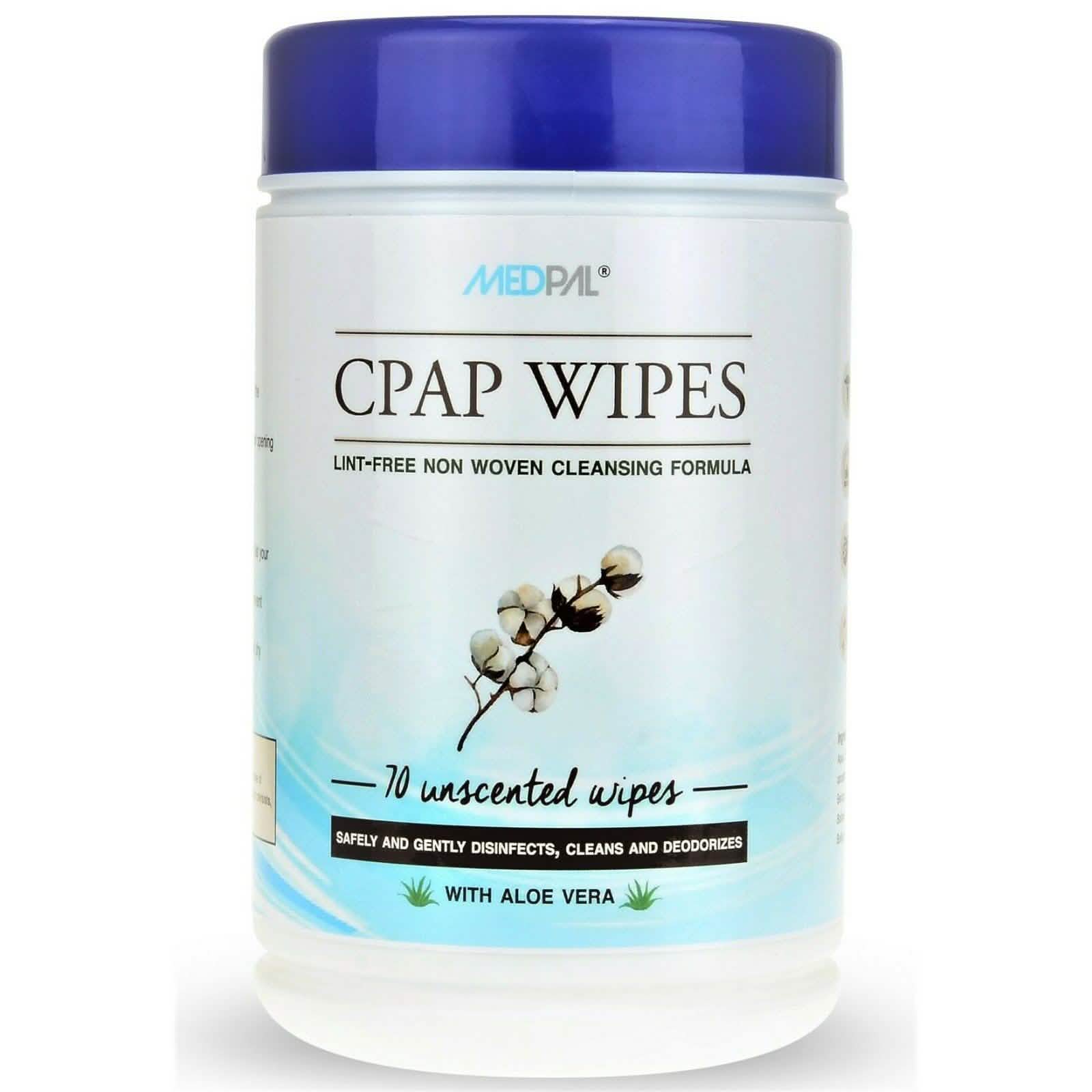 CPAP Mask Cleansing Wipes - Lint Free, Unscented - Easily Clean Sleep Mask Wellness & Fitness - DailySale