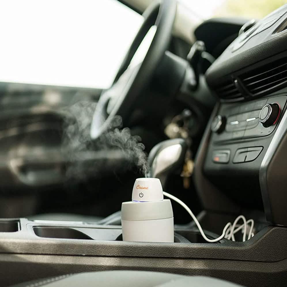 Crane USA INC EE-5950 Travel Ultrasonic Cool Mist Humidifier Wellness - DailySale