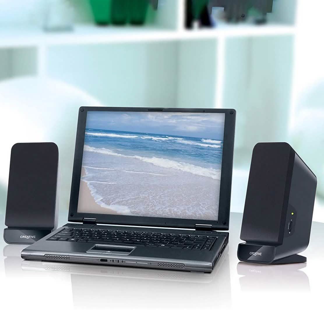 Creative Labs A60 2.0 Speaker System Headphones & Speakers - DailySale