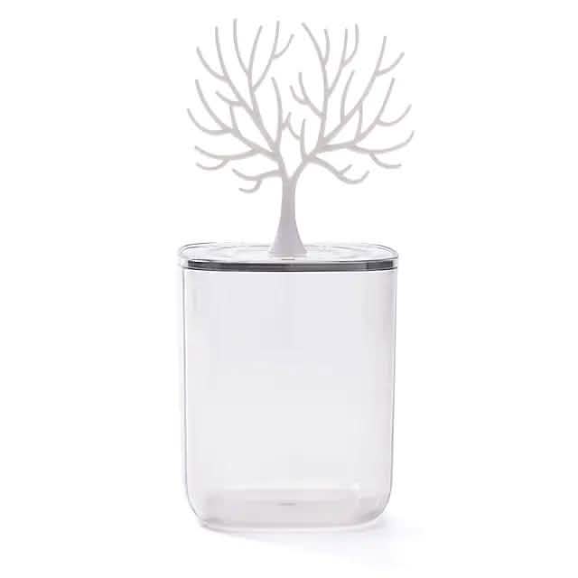 Creative Lovely Home Swab Box Acrylic With Cover Closet & Storage - DailySale