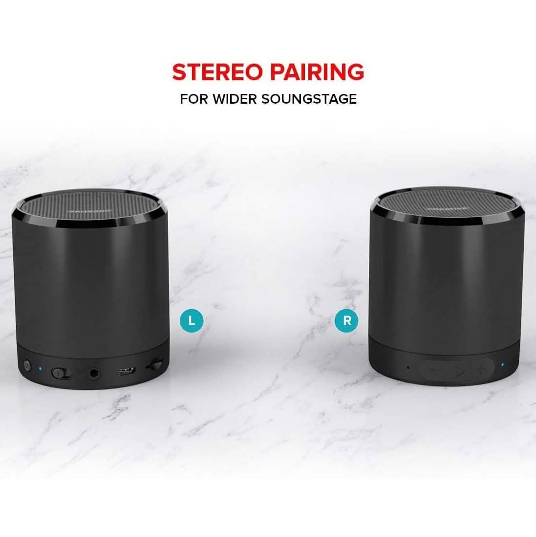 Creative Metallix Portable Mini Speaker - Black Speakers - DailySale