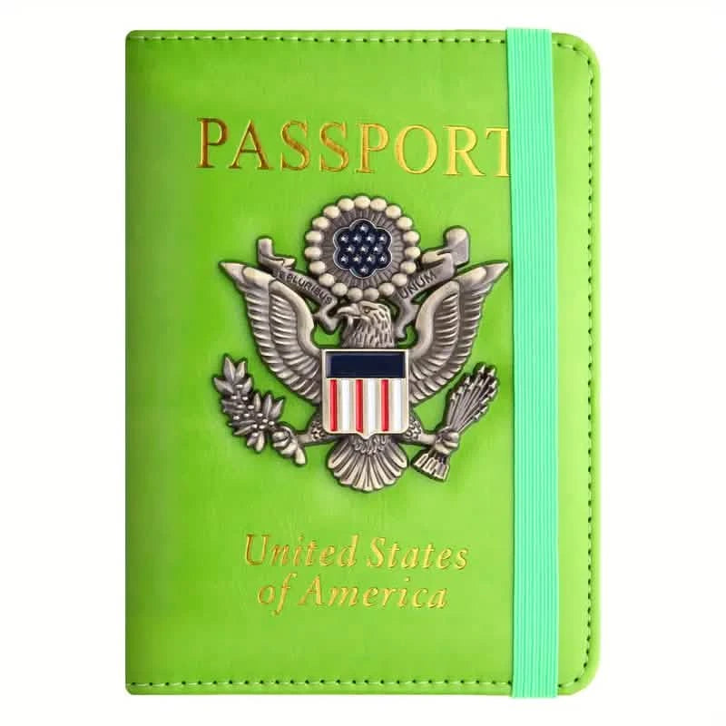 Creative Passport Holder Cover With 3D Metal Badge Bags & Travel - DailySale