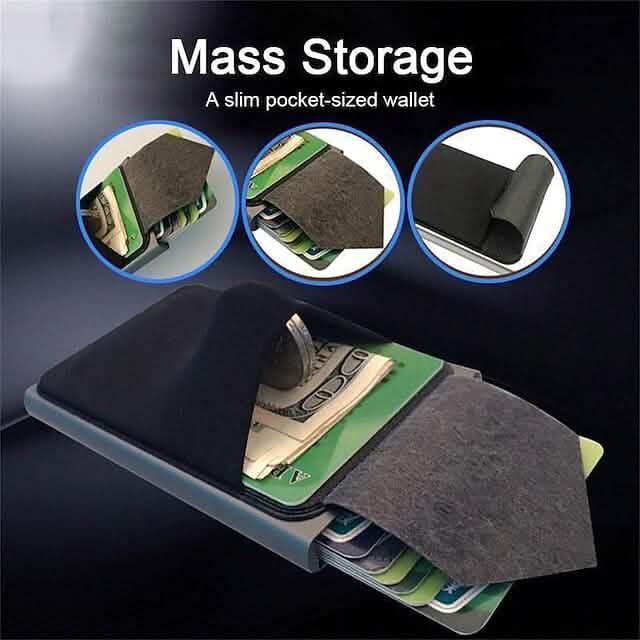 Credit Card Holder Wallet Metal Name Card Bags & Travel - DailySale