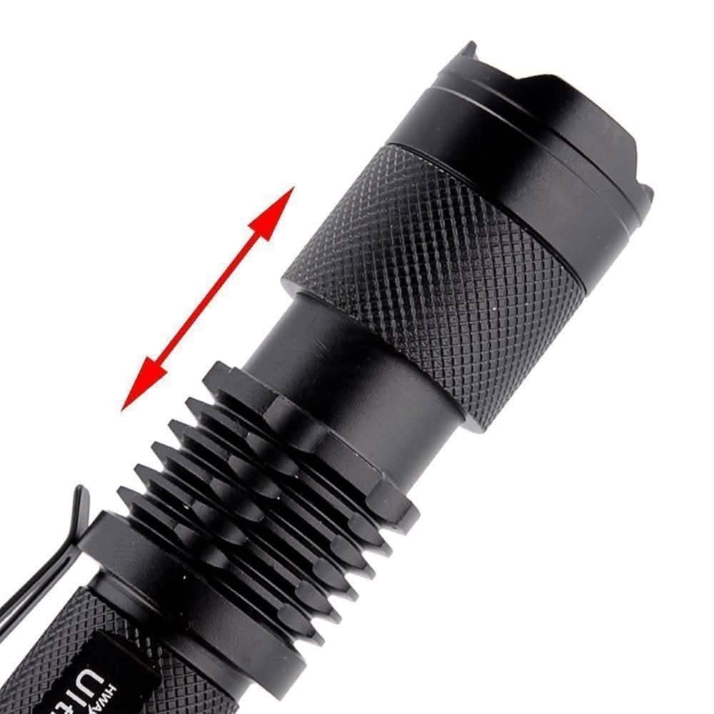 CREE XML T6 2000 Lumen Zoomable 3 Mode Focus LED Waterproof Flashlight Sports & Outdoors - DailySale
