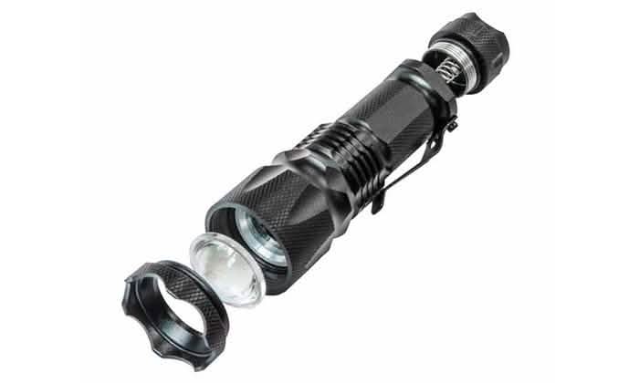 CREE XML T6 2000 Lumen Zoomable 3 Mode Focus LED Waterproof Flashlight Sports & Outdoors - DailySale