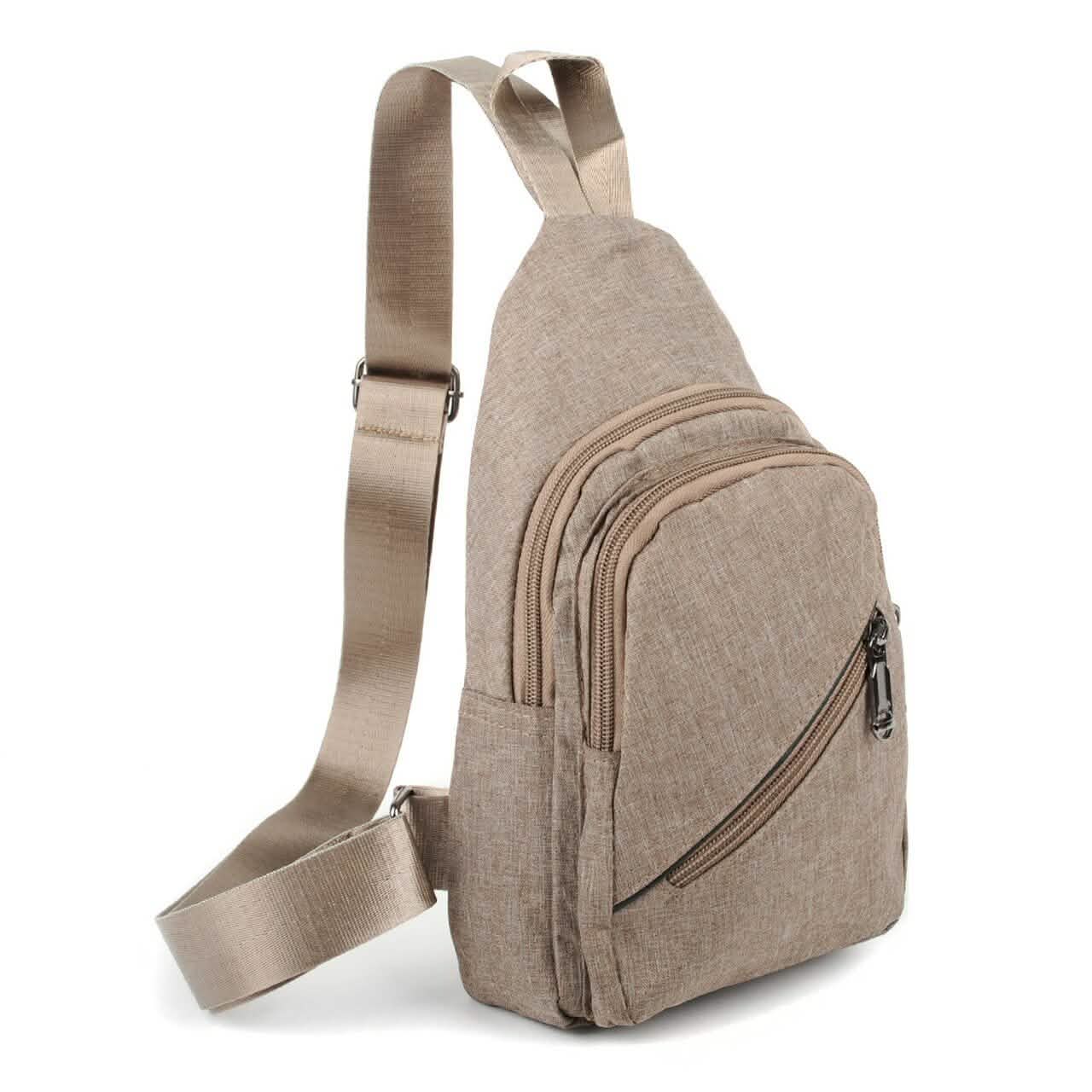 Crossbody Sling Bag Bags & Travel Khaki - DailySale