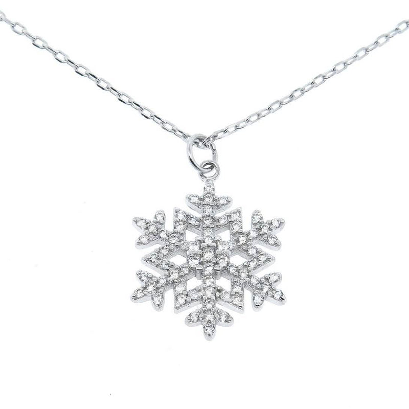 Cubic Zirconia Winter Wonderland Necklaces Necklaces Snowflake - DailySale