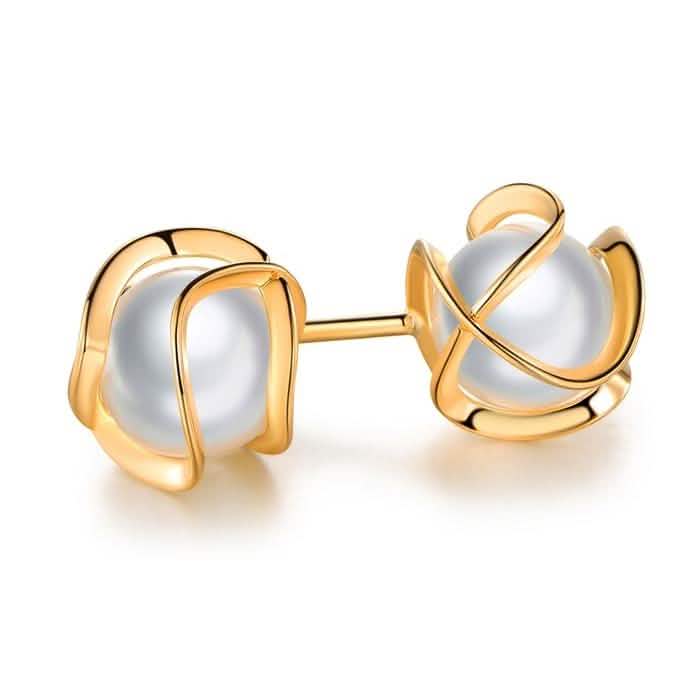 Freshwater Pearl Cage Earrings | Buy Affordable Earrings Online Now