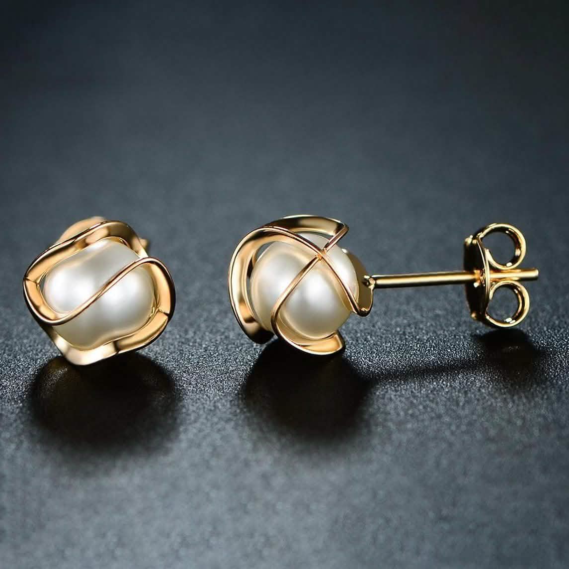 Freshwater Pearl Cage Earrings | Buy Affordable Earrings Online Now