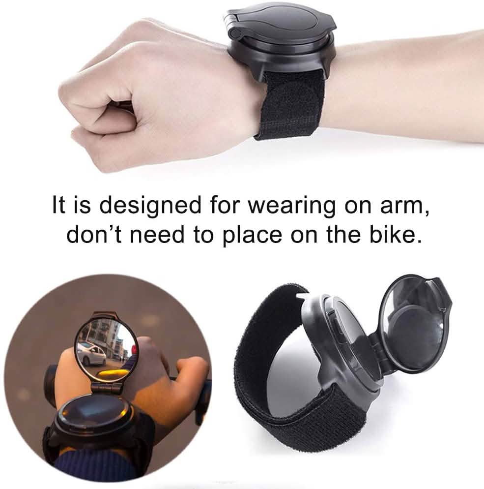Cycling Wrist Band Rear View Mirror Sports & Outdoors - DailySale