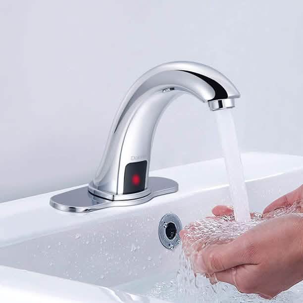 Dalmo Battery Powered Touchless Bathroom Faucet Bath - DailySale
