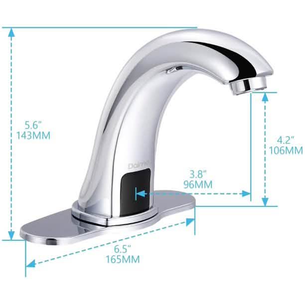Dalmo Battery Powered Touchless Bathroom Faucet Bath - DailySale