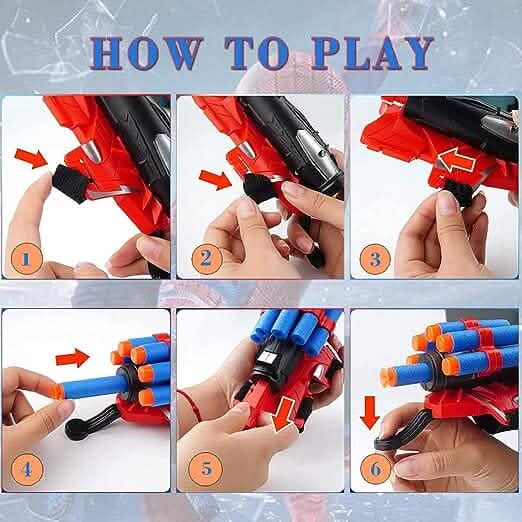 Dart Spider Gloves Web Shooter Toy Set Toys & Games - DailySale
