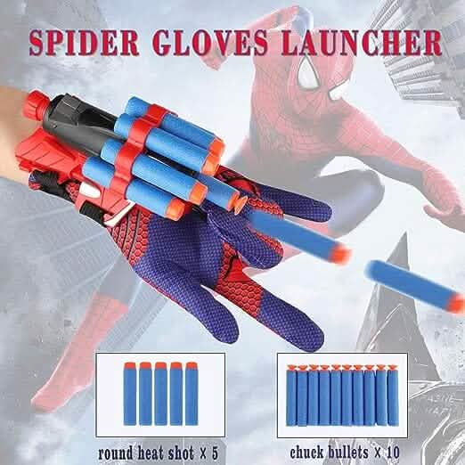 Dart Spider Gloves Web Shooter Toy Set Toys & Games - DailySale