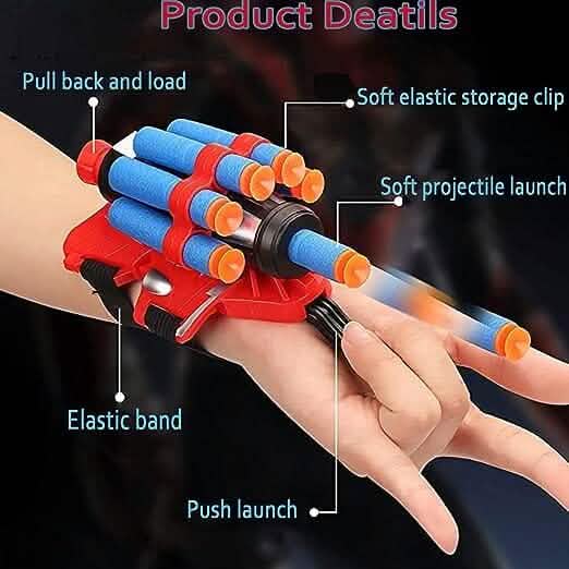 Dart Spider Gloves Web Shooter Toy Set Toys & Games - DailySale