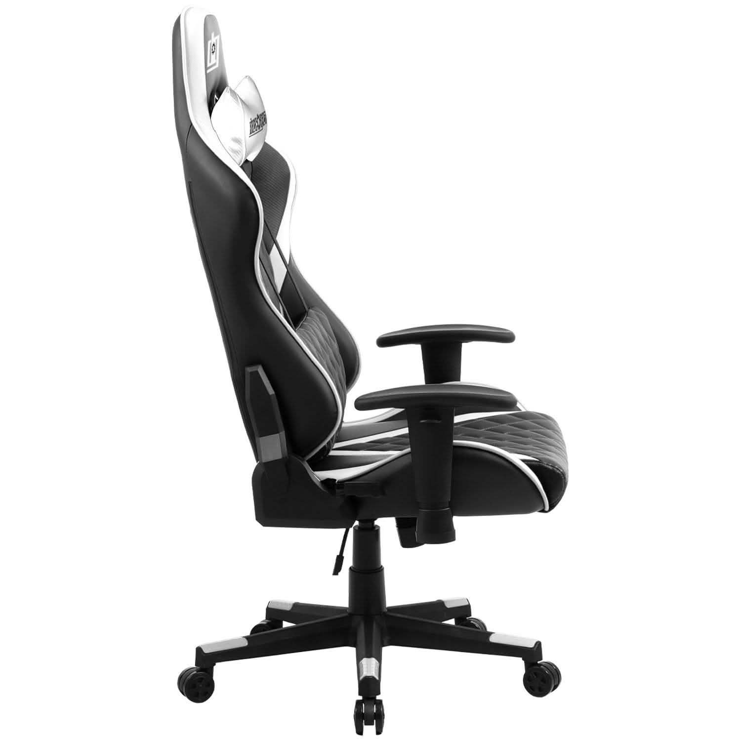 Deco Gear Ergonomic Foam Gaming Chair with Adjustable Head and Lumbar Support Computer Accessories - DailySale