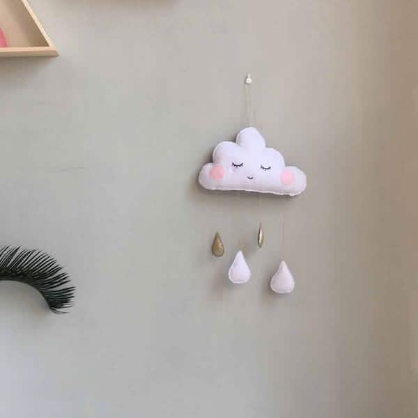 Decorative Cloud Felt Raindrop Pendant Furniture & Decor - DailySale