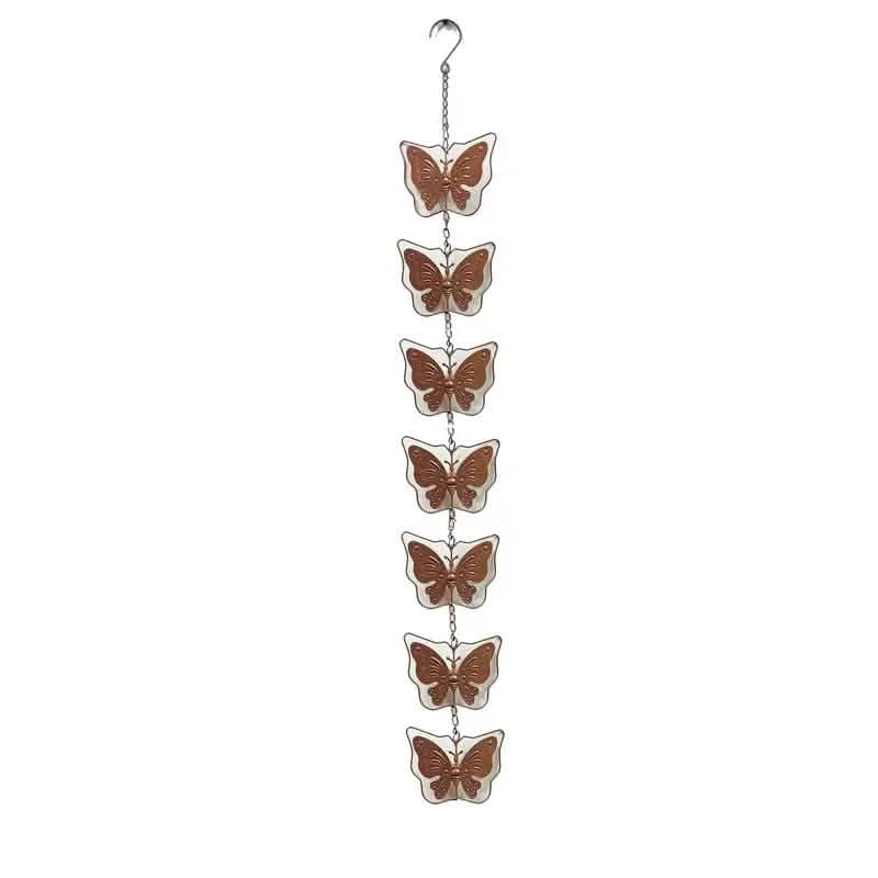 Decorative Rain Chain for Gutters Garden & Patio Butterfly Rain Chain - DailySale