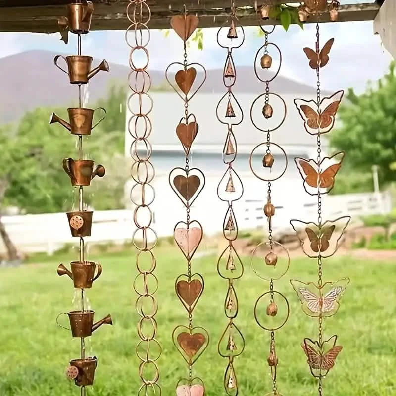 Decorative Rain Chain for Gutters Garden & Patio - DailySale