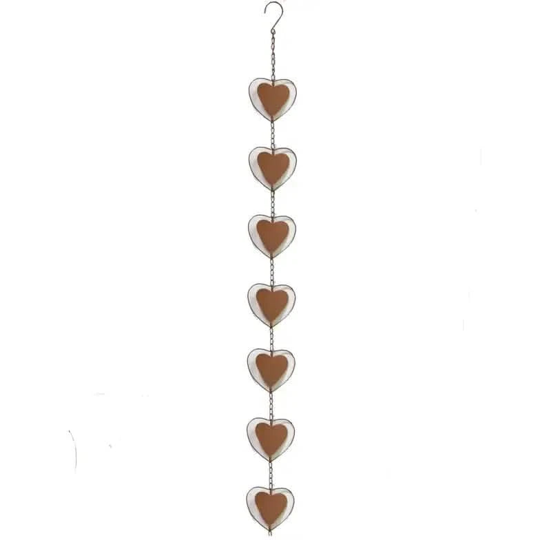 Decorative Rain Chain for Gutters Garden & Patio Heart Shaped Rain Chain - DailySale