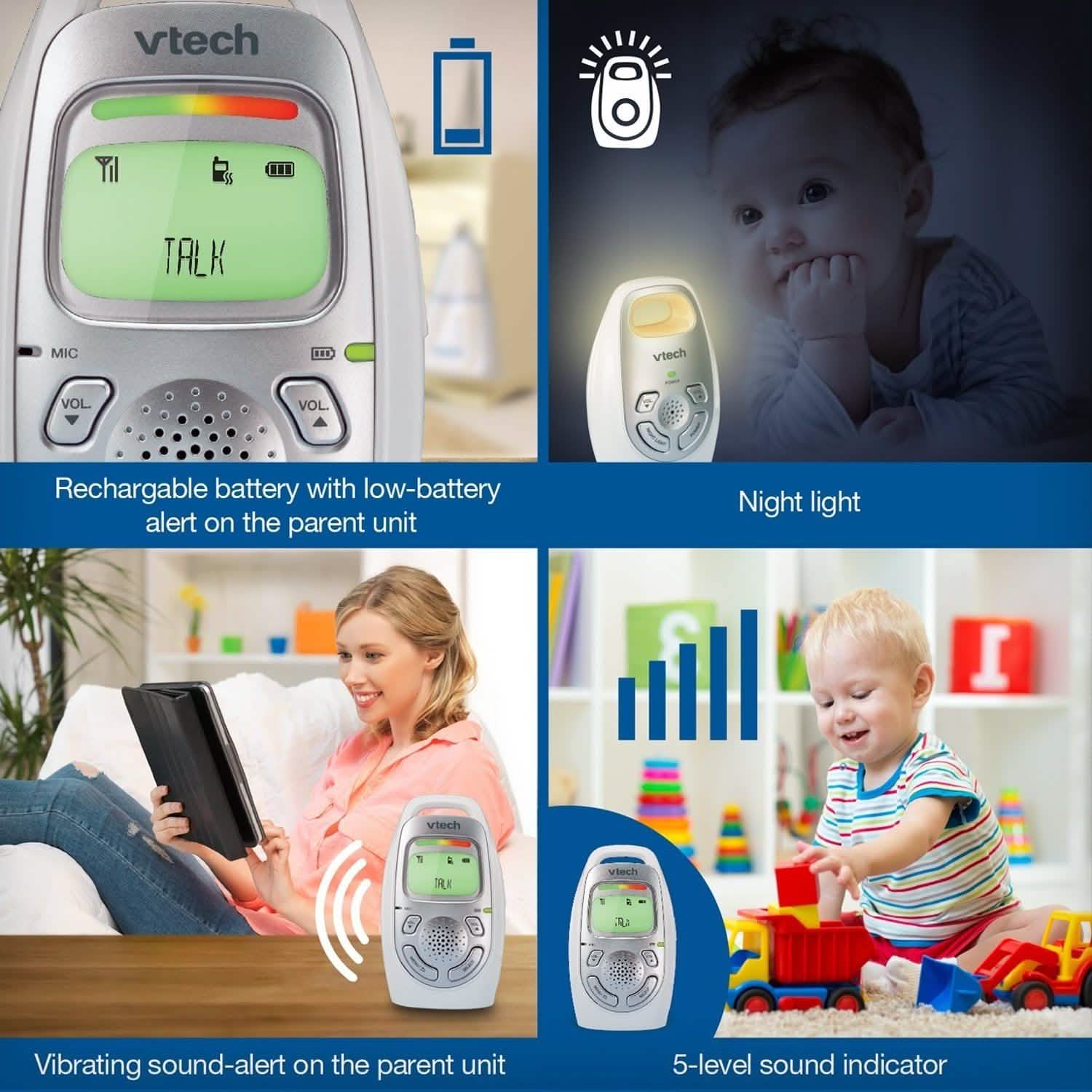 DECT 6.0 Digital Audio Baby Monitor with 2 Parent Units Gadgets & Accessories - DailySale