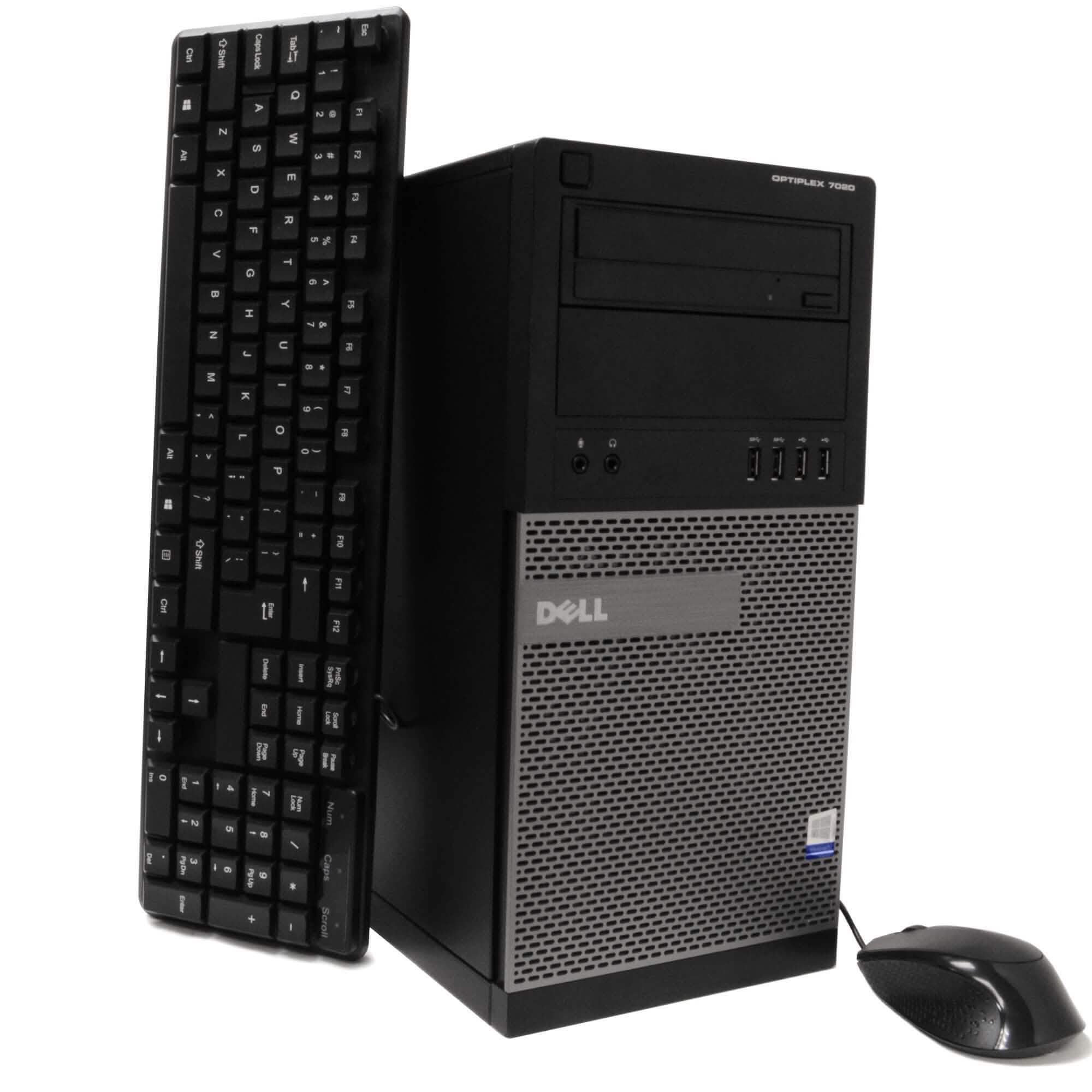 Dell Optiplex 7020 Tower Computer PC, 3.20 GHz Intel i5 Quad Core Gen 4 Computers - DailySale