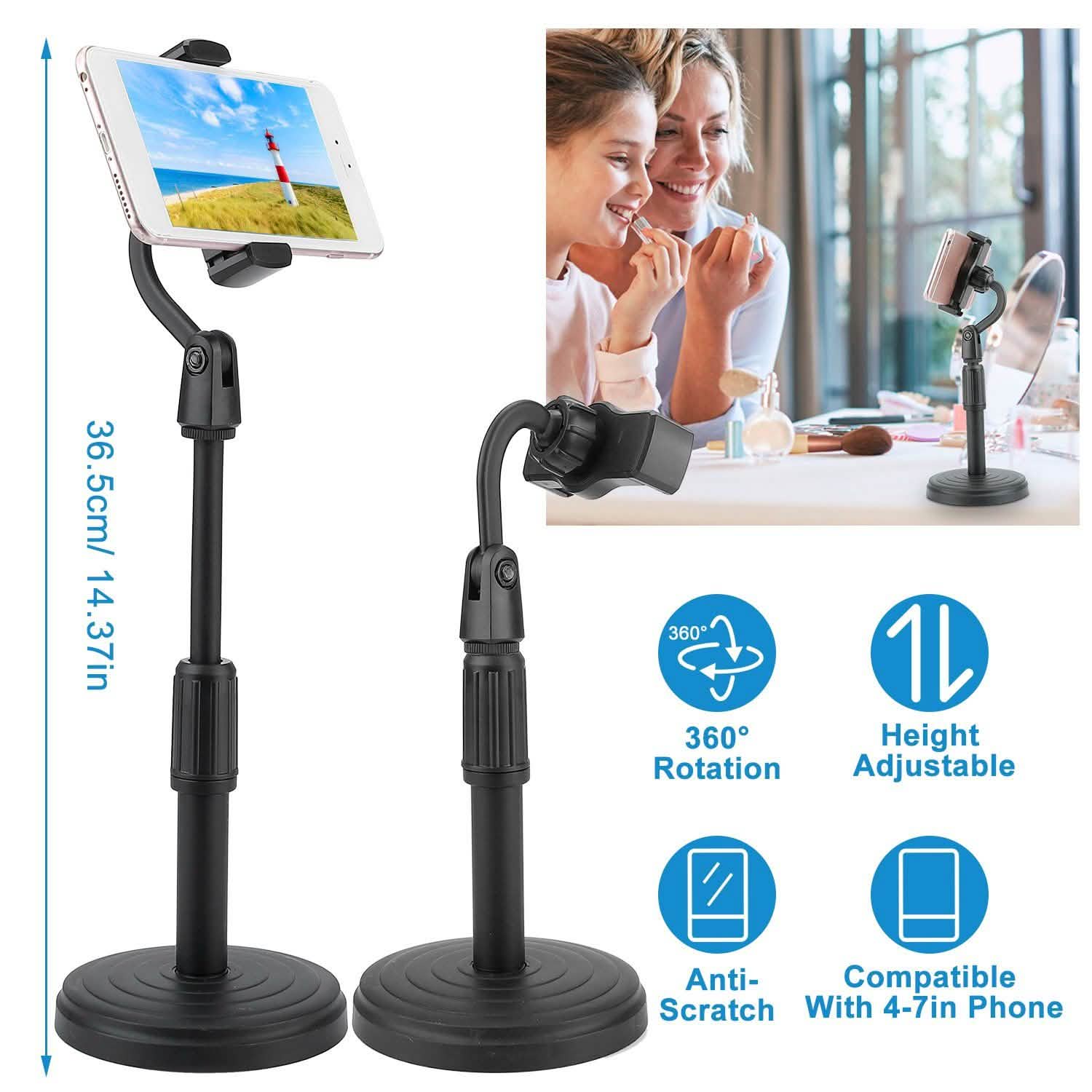 Desktop Phone Stand with Adjustable Angle Height Mobile Accessories - DailySale