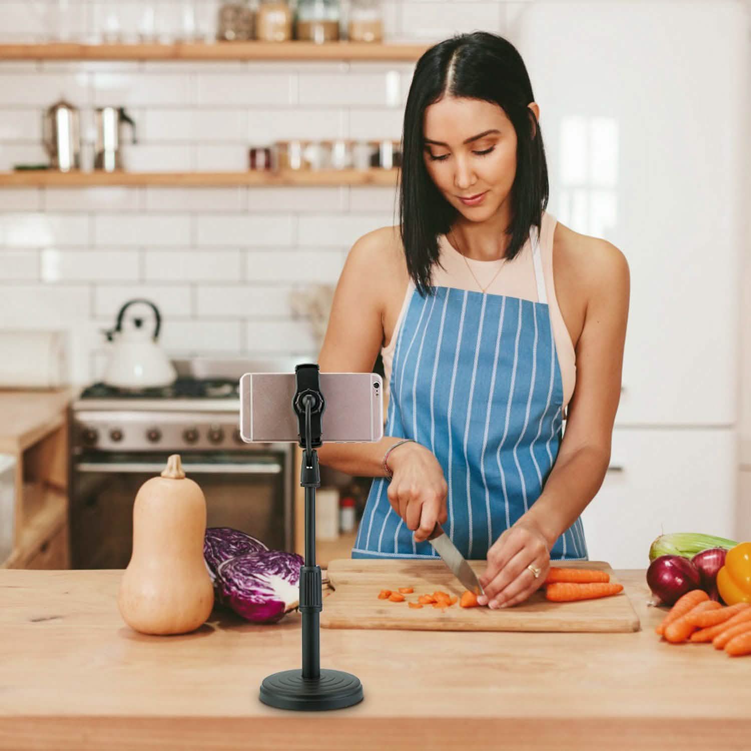 Desktop Phone Stand with Adjustable Angle Height Mobile Accessories - DailySale