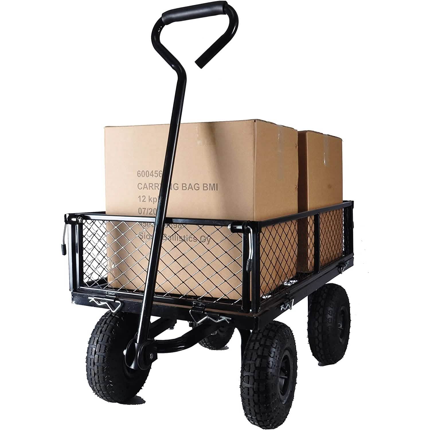 Detachable Utility Van Garden Truck Garden & Patio Black - DailySale