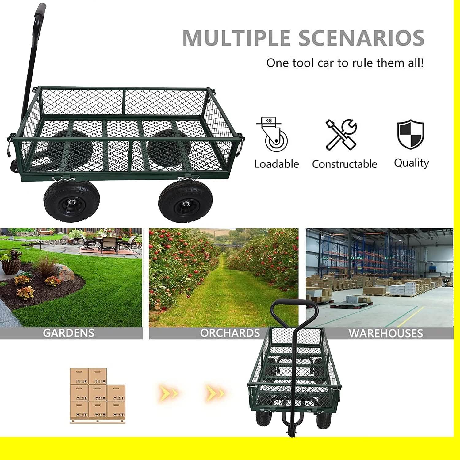 Detachable Utility Van Garden Truck Garden & Patio - DailySale