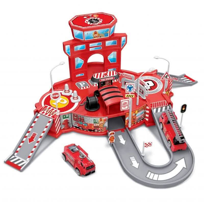 Diecast Cruisers 1:64 Depot Playset Toys & Games Fire Depot - DailySale