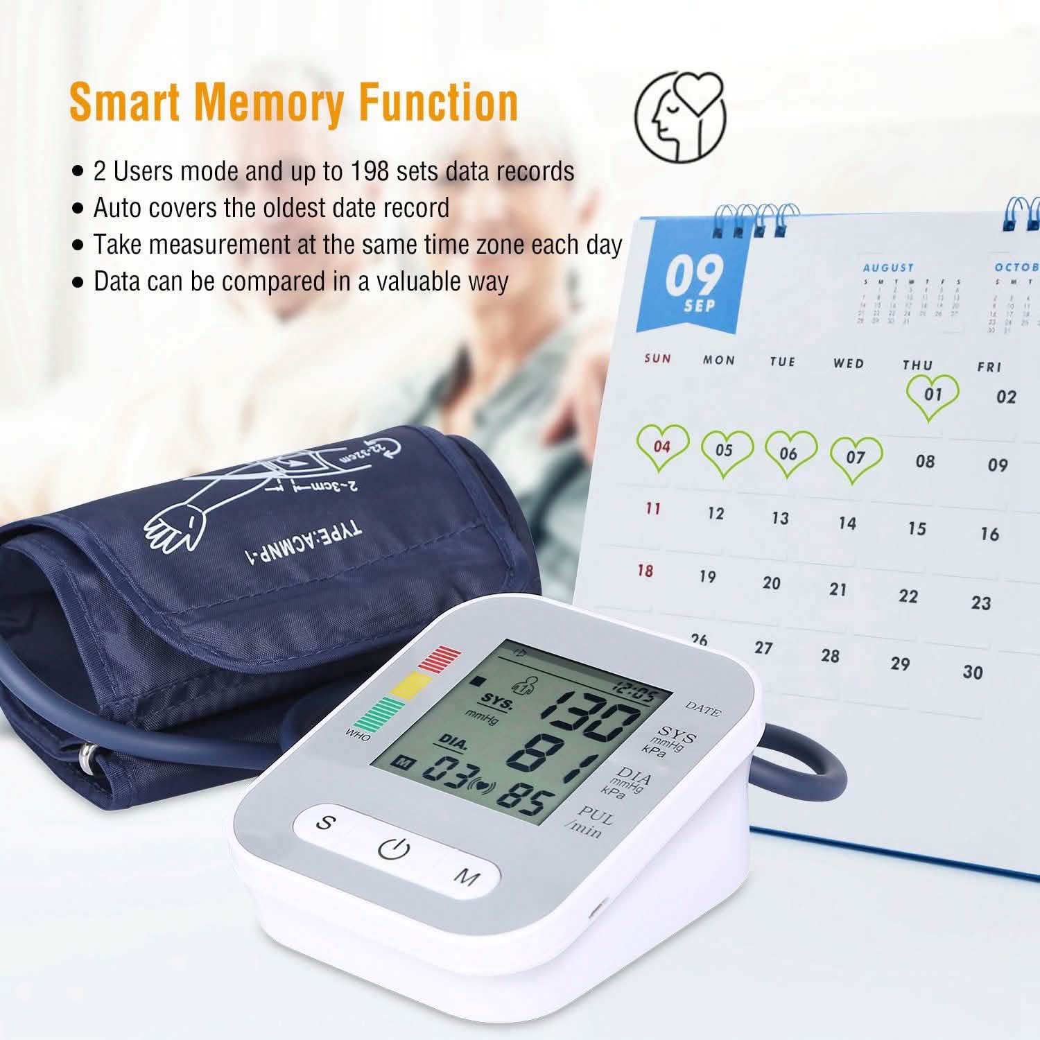 Digital Arm Blood Pressure Monitor Wellness - DailySale