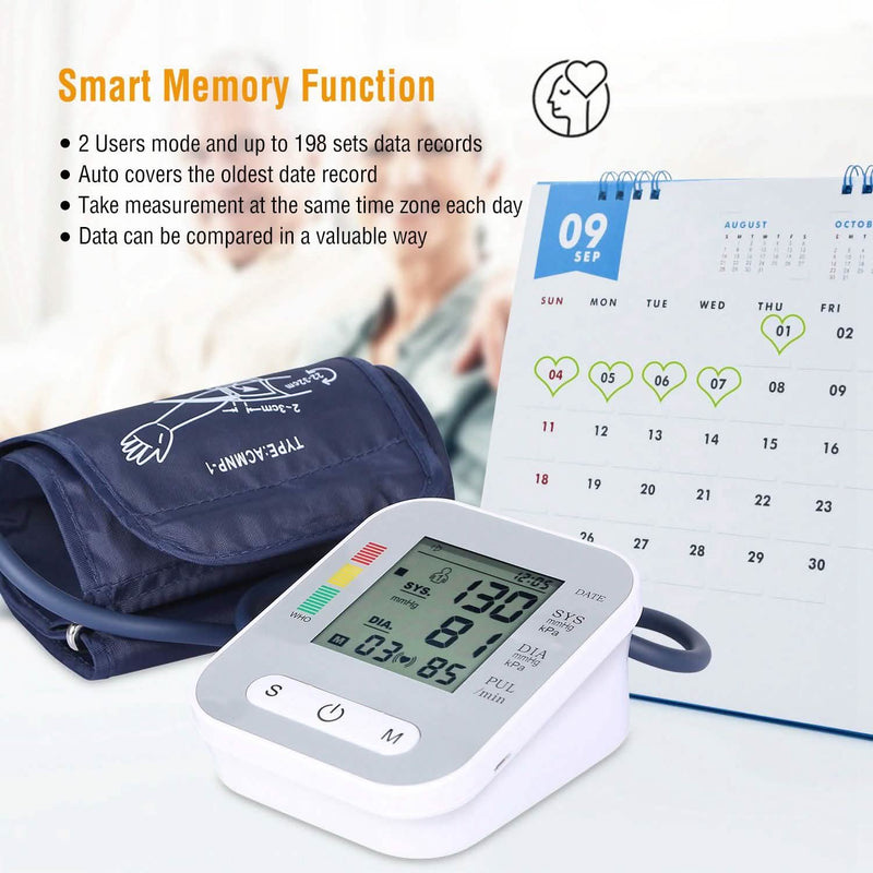 Digital Arm Blood Pressure Monitor Wellness - DailySale