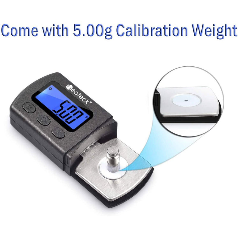Digital Turntable Stylus Force Scale Gauge 0.01g/5.00g Blue LCD Backlight for Tonearm Phono Cartridge Headphones & Audio - DailySale