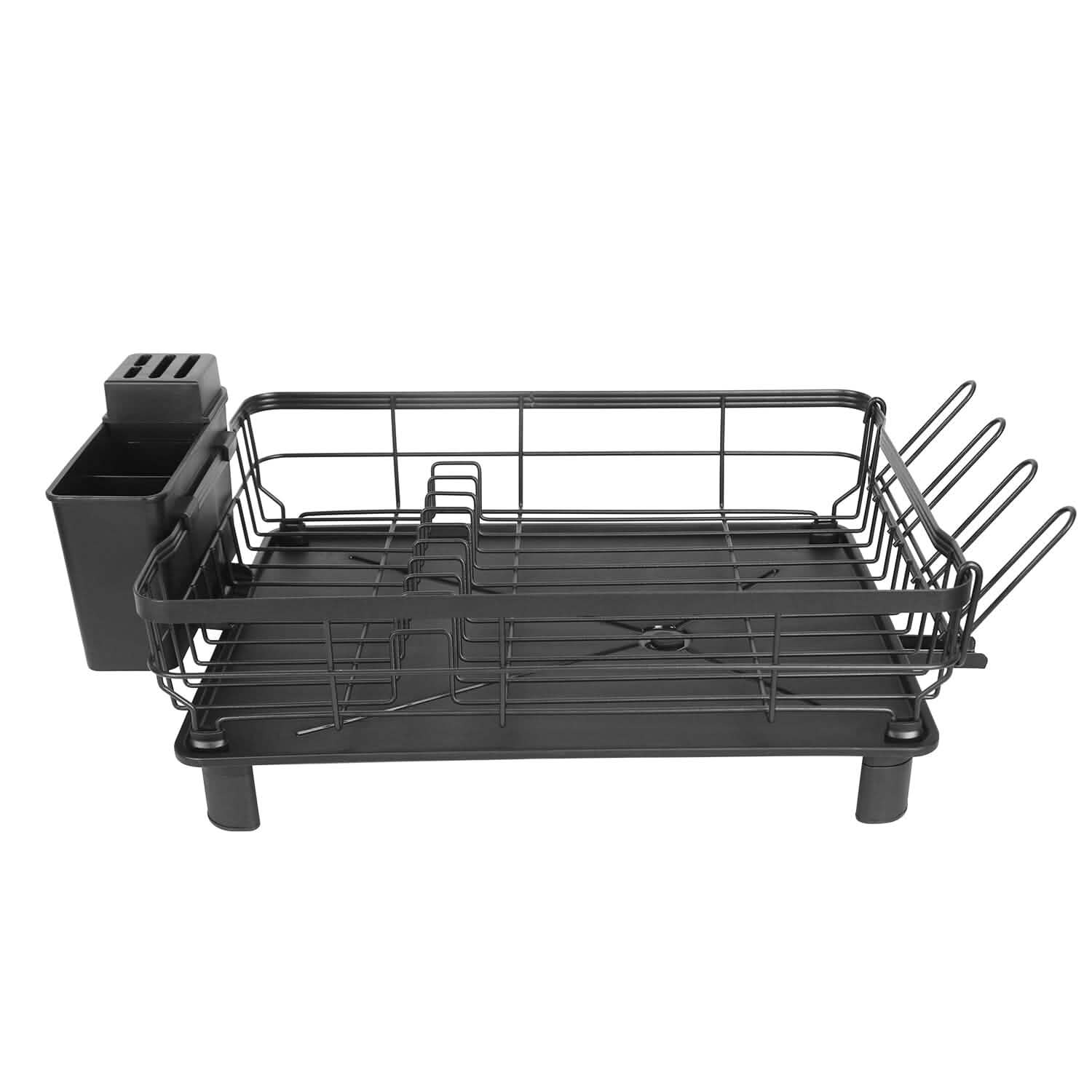 Dish Drying Rack Drain Board Utensil Holder Organizer Kitchen Storage - DailySale