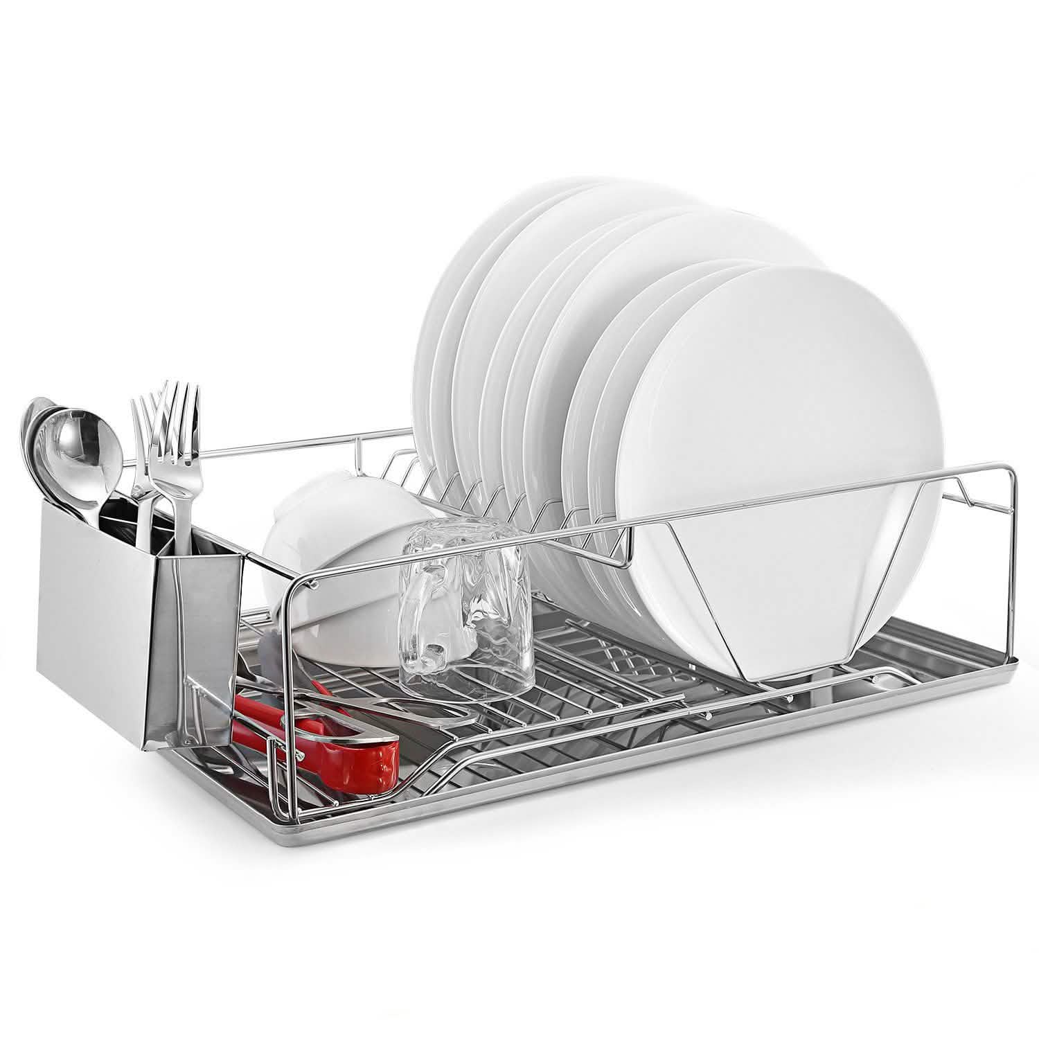 Dish Drying Rack Stainless Steel Kitchen & Dining - DailySale