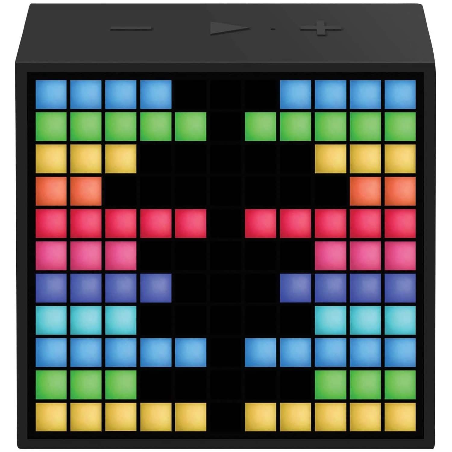 Divoom Timebox Mini Intelligent LED Light Bluetooth Speaker & Alarm w/App-Controlled Headphones & Audio - DailySale