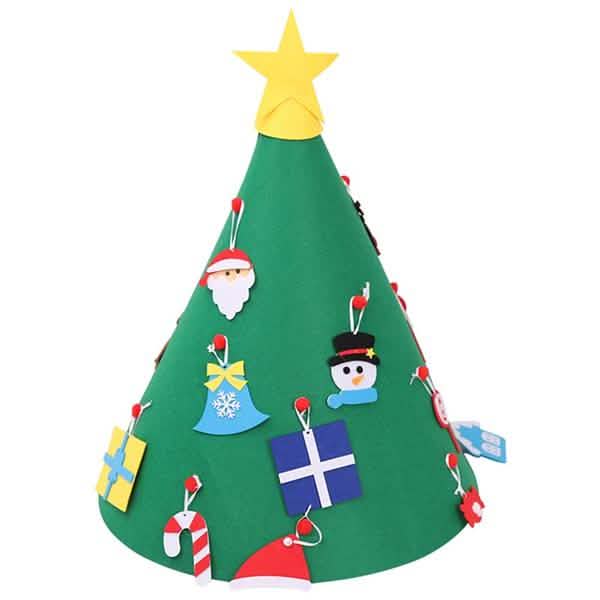 DIY 3D Felt Christmas Tree Upgraded Toddler Christmas Tree Holiday Decor & Apparel - DailySale