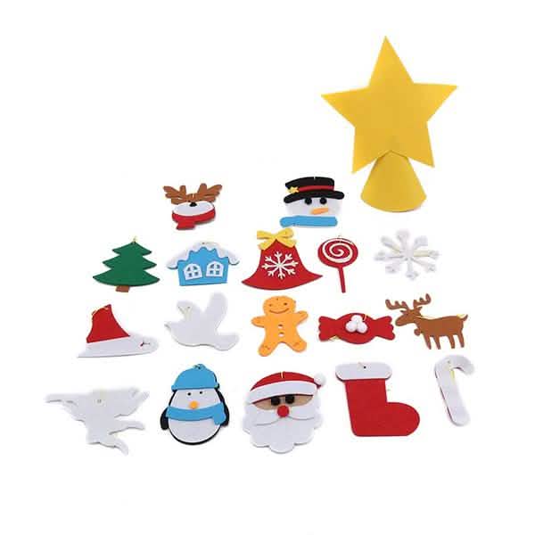DIY 3D Felt Christmas Tree Upgraded Toddler Christmas Tree Holiday Decor & Apparel - DailySale