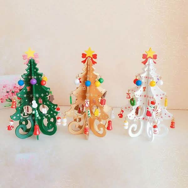 DIY Stereo Wooden Christmas Tree - Christmas Decoration Ornaments Holiday Decor & Apparel - DailySale
