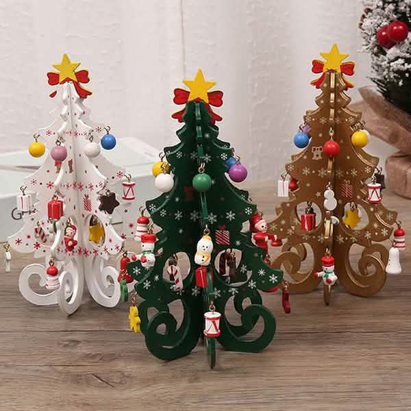DIY Stereo Wooden Christmas Tree - Christmas Decoration Ornaments Holiday Decor & Apparel - DailySale
