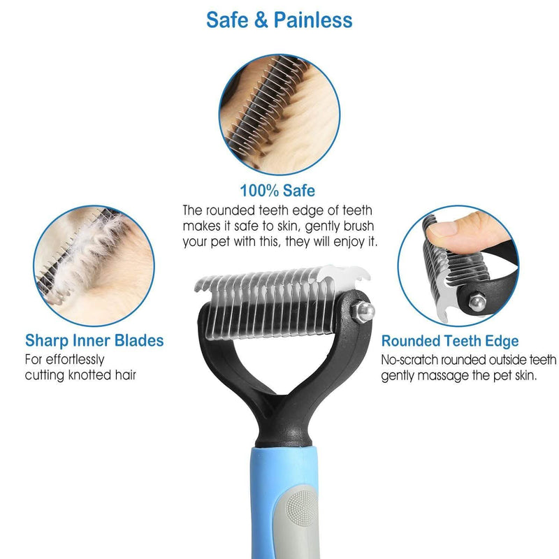 Dog and Cats 2 Sided Grooming Rakes Pet Supplies - DailySale