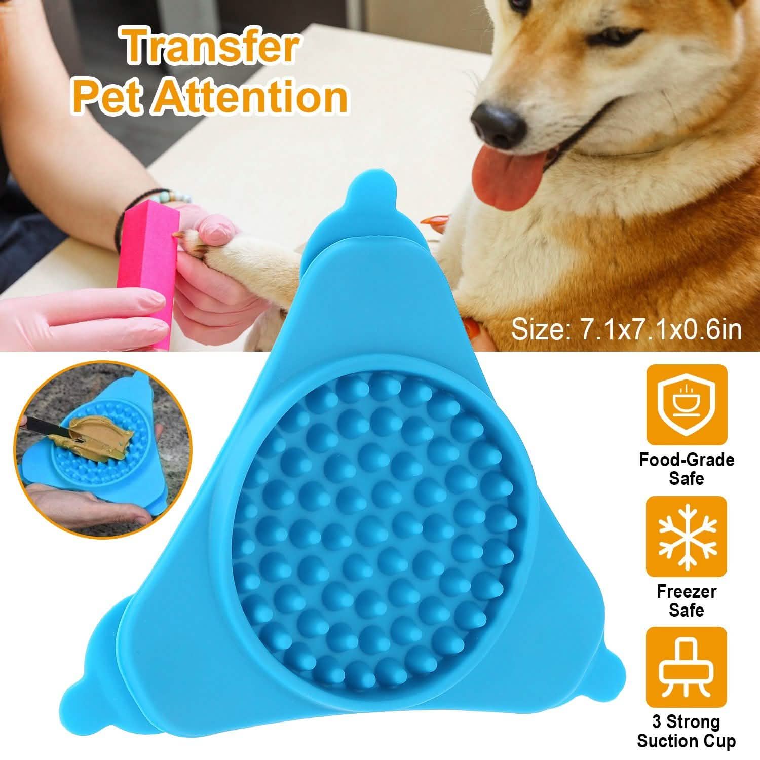 Dog Bath Lick Pad Shower Distraction Pet Supplies - DailySale
