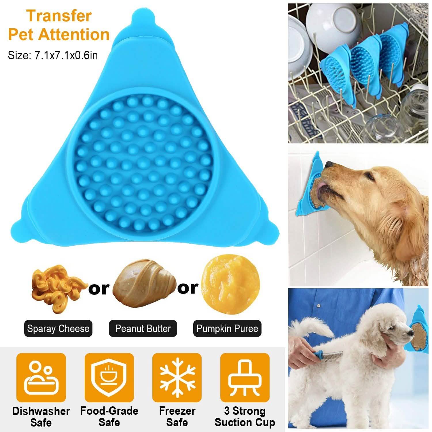 Dog Bath Lick Pad Shower Distraction Pet Supplies - DailySale