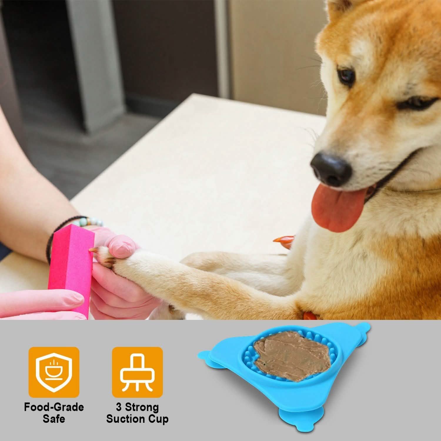 Dog Bath Lick Pad Shower Distraction Pet Supplies - DailySale