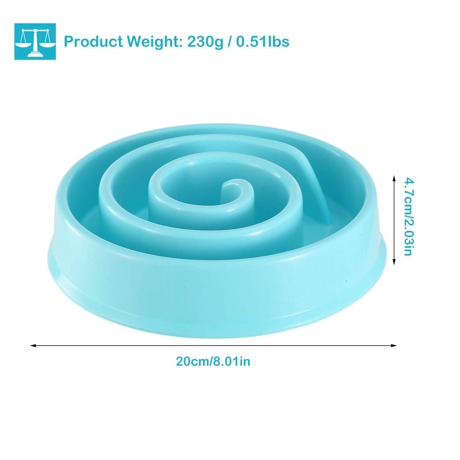 Dog Cat Slow Feeder Bowl Pet Supplies - DailySale