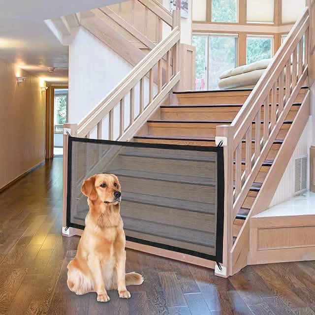 Dog Gate Clever Mesh Dog Fence Pet Supplies - DailySale