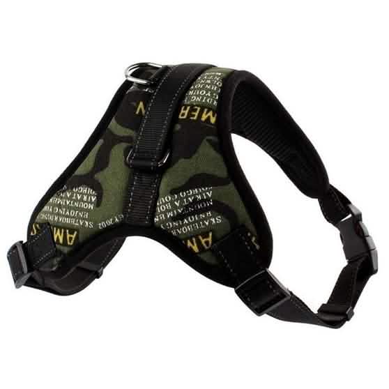 Dog Soft Adjustable Harness Pet Supplies Green S - DailySale