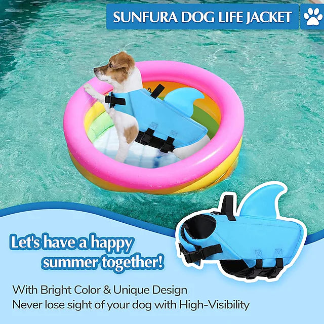 Dog Swimsuit with Shark Fin Pet Supplies - DailySale
