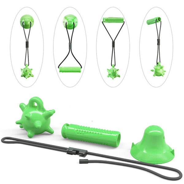 Dog Toys Silicon Suction Cup Pet Supplies Green - DailySale
